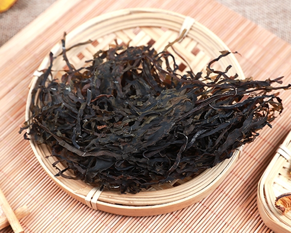 Dry kelp silk